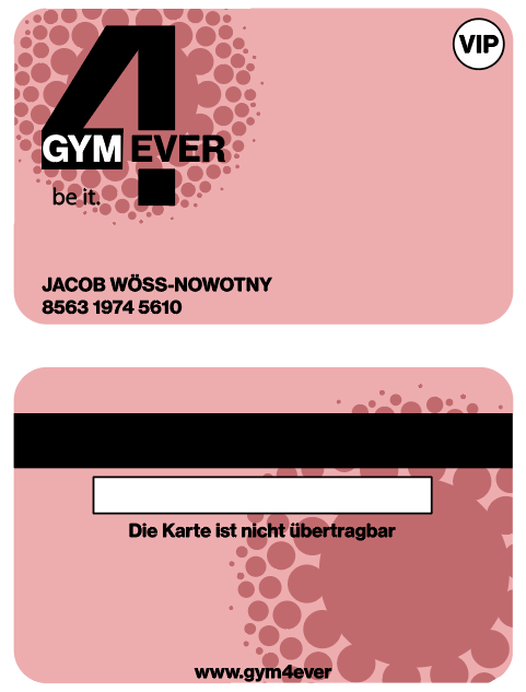 KMD Projekt Gym Karte